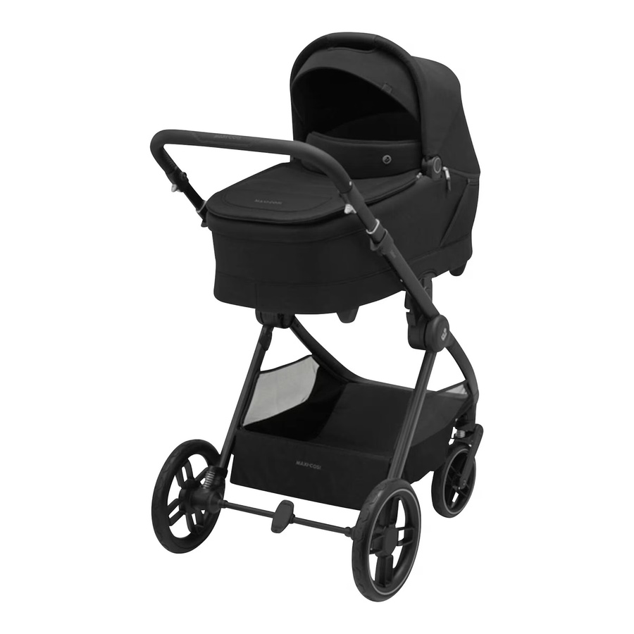 Maxi-Cosi Kombikinderwagen Oxford+ Travel-Set 4in1 mit Babyschale Pebble 360 Pro 2 und Isofix-Basis FamilyFix 360 Pro in Schwarz - Bild 2