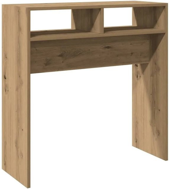 vidaXL Konsolentisch Artisan-Eiche in Braun aus Holzwerkstoff, B/T/H: 78 x 30 x 80 cm - Bild 1