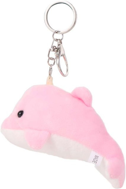 Yiran toy Delfin Plüschtier Taschenanhänger, ab 2 Jahren, weiß - Bild 1
