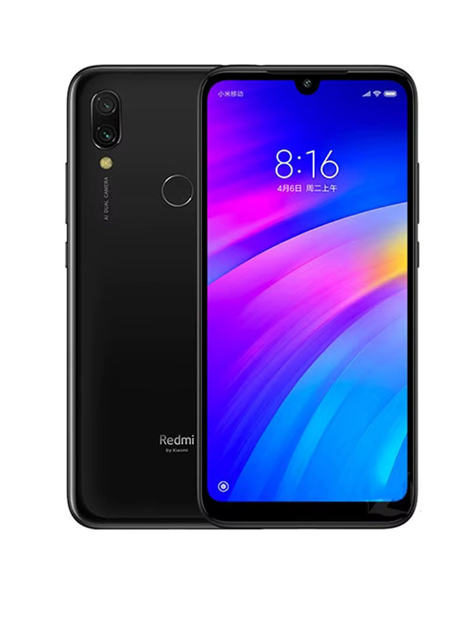 Xiaomi Redmi 7 Smartphone in Blau mit Dual-SIM-Slot, Snapdragon 632, 4000 mAh Akku und Dual-Kamera, Gebrauchtgerät - Bild 1