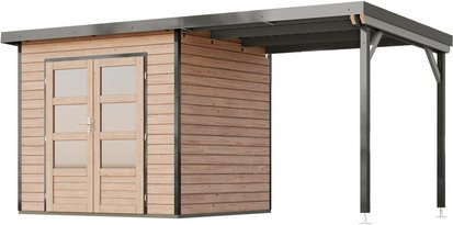 Karibu Gartenhaus Haby Blockhaus in Braun B/H/T: 267 x 219 x 228 cm - Bild 1