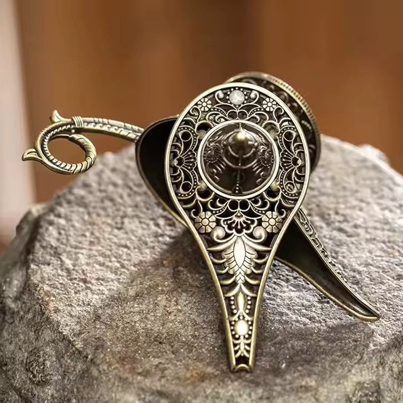 JETTING Weihrauchbrenner im Antik-Stil aus Metall mit Kerzenhalter für Teelichter - Bild 2