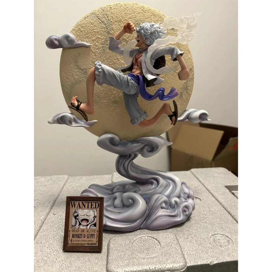 Yiran toy 1 One Piece Luffy Gear 5 Actionfigur weiß PVC - Bild 2