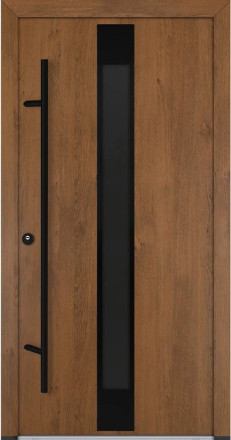 FM Türen Innenbeschläge Set Modell 25 Winchester Links in Braun mit Stahlbeschlägen B: 100 cm, H: 200 cm - Bild 1