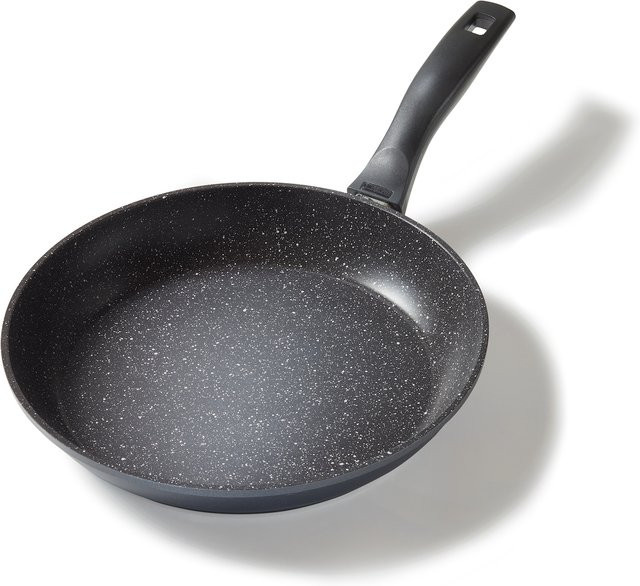STONELINE Bratpfanne aus Aluguss mit Steinpartikel-Beschichtung, Schwarz, Durchmesser: 28 cm, Induktionsgeeignet - Bild 1