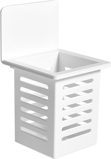 Meterk Wandmontierter Essstäbchenhalter aus Kunststoff in Weiß - Bild 1