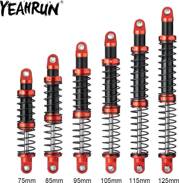 YEAHRUN Metallstoßdämpfer, verstellbar, Rot - Bild 1