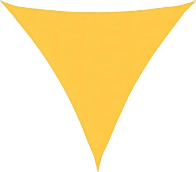 Furnicato Sonnensegel aus PU-beschichtetem Oxford-Gewebe, dreieckig, Gelb, B/T: 4,5 x 4,5 x 5 m - Bild 1