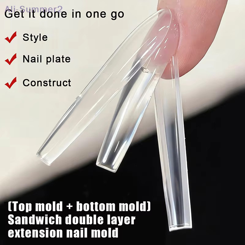 Summer2 Sandwich Dual Nail Forms, 240 Stück, 15 Größen - Bild 2