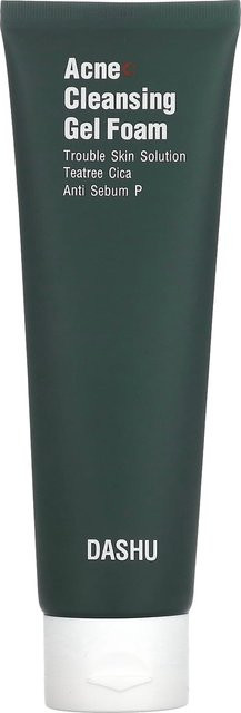 Dashu Akne Reinigungs Gel Schaum, 120 ml, mit Salicylsäure, Aloe Vera, Hyaluronsäure - Bild 1