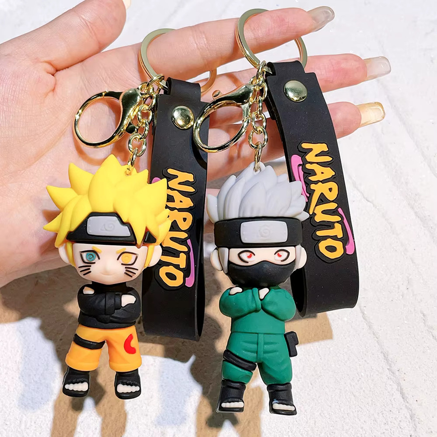 Bandai Naruto Schlüsselanhänger, 3D-PVC-Figur, Unisex - Bild 2