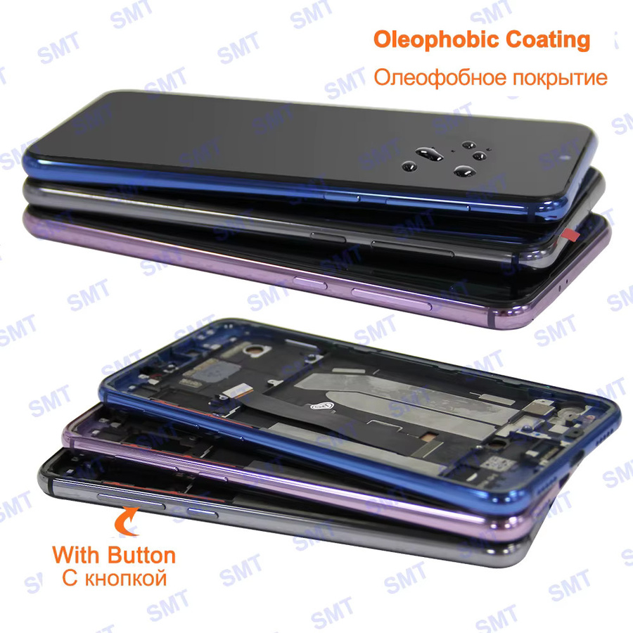 Xiaomi Mi 9 SE LCD Ersatzdisplay mit Rahmen in Schwarz für Modell M1903F2G - Bild 2
