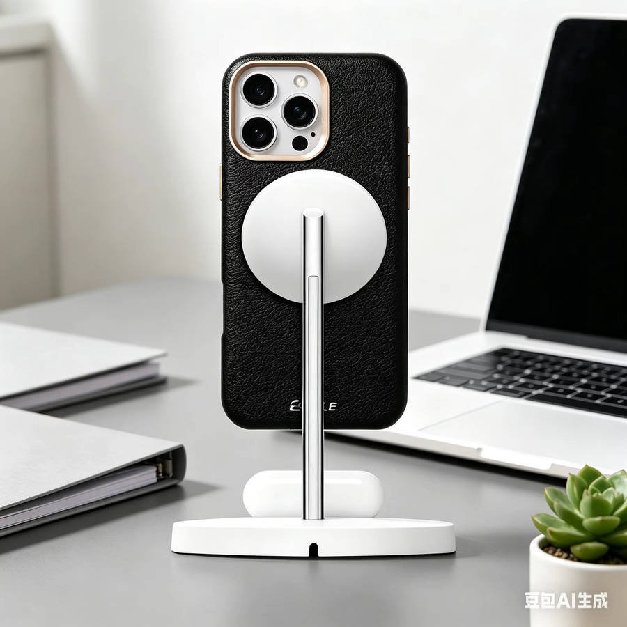 Eseble Magnetische Handyhülle für iPhone 17 16 15 14 13 Pro Max Plus in Schwarz mit TPU Vollabdeckung und Sturzschutz - Bild 5