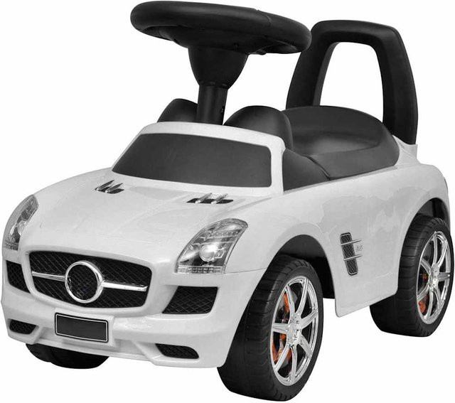 Mercedes Elektrisches Kinderfahrzeug VD Home Furnishing Weiß mit Licht und Sound für Kinder ab 2 Jahren - Bild 1