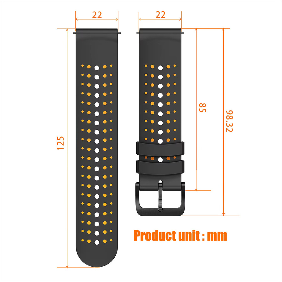 Uhrenarmband Correa Silikon, Unisex - Bild 6