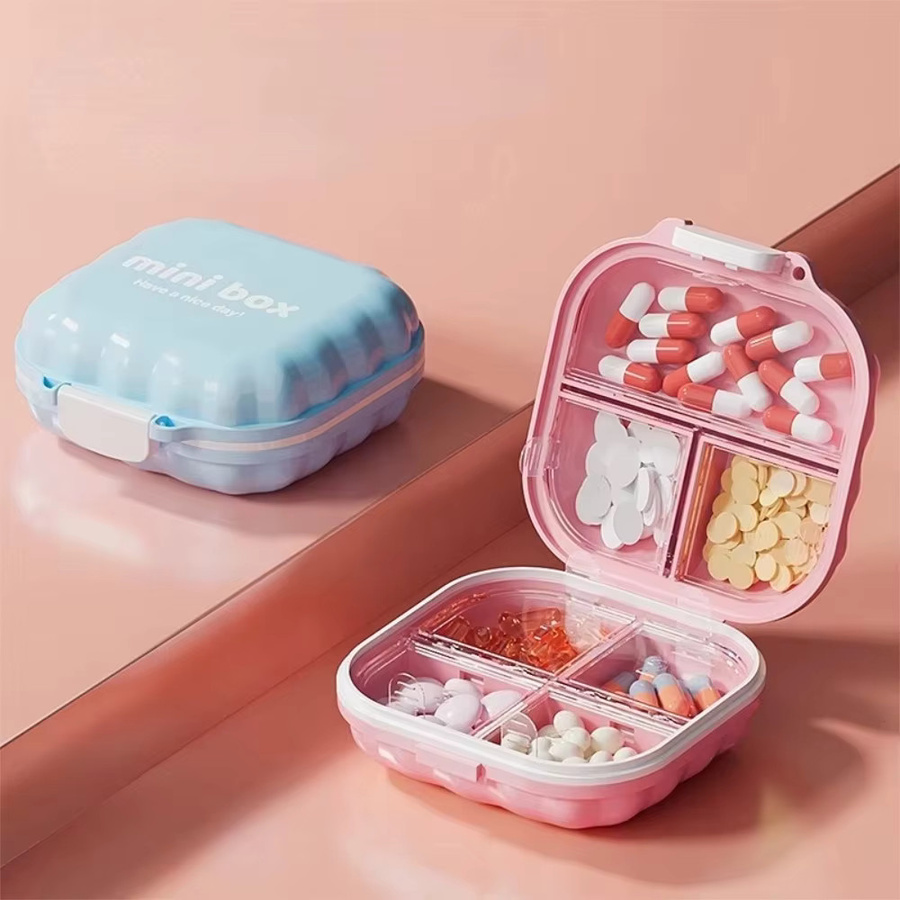 Untior Medizinbox, 7 Fächer, PP-Material, transparent - Bild 2