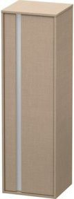 Duravit Hochschrank Ketho in Leinen mit Tür rechts, B/T/H: 40 x 36 x 132 cm - Bild 1