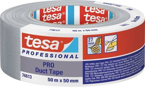 tesa Duct Tape PRO Reparaturband Grau Breite: 50 mm, Länge: 50 m - Bild 1