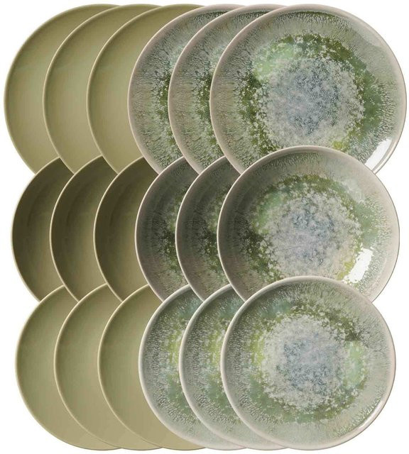 Ritzenhoff & Breker Teller-Set Cecina aus Keramik, 18er Set, Multicolour - Bild 1