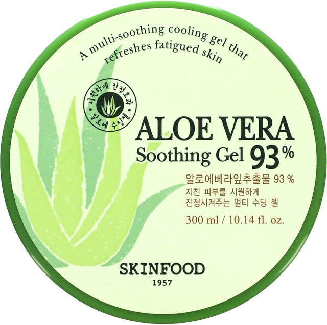 SKINFOOD Aloe Vera Beruhigendes Gel, 300 ml, für Gesicht und Körper - Bild 1