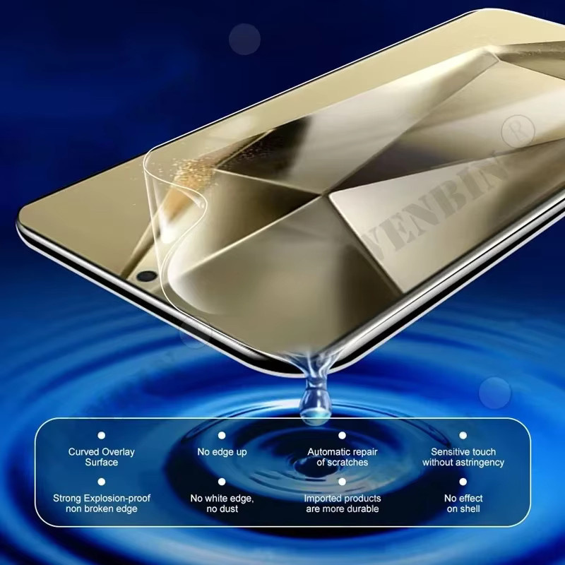 5 Stück Full Cover Hydrogel Displayschutzfolie für Samsung Galaxy S26 S25 S24 S23 Ultra Plus S24 FE A56 A55 A36 A35 A16 A15 in Transparent - Bild 5