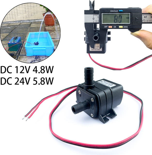 LISM leise DC Umwälzpumpe mit bürstenlosem Motor für Solar, Aquarium und Pool, 240 l/h - Bild 1