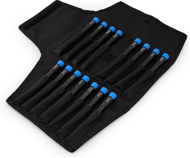 iFixit Marlin Präzisions-Schraubendreher-Set mit 15 Schraubendrehern in Schwarz und Blau - Bild 2