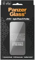 PanzerGlass Ceramic Displayschutz Ultra-Wide Fit für iPhone 15 Pro Max, Transparent, inklusive EasyAligner - Bild 2