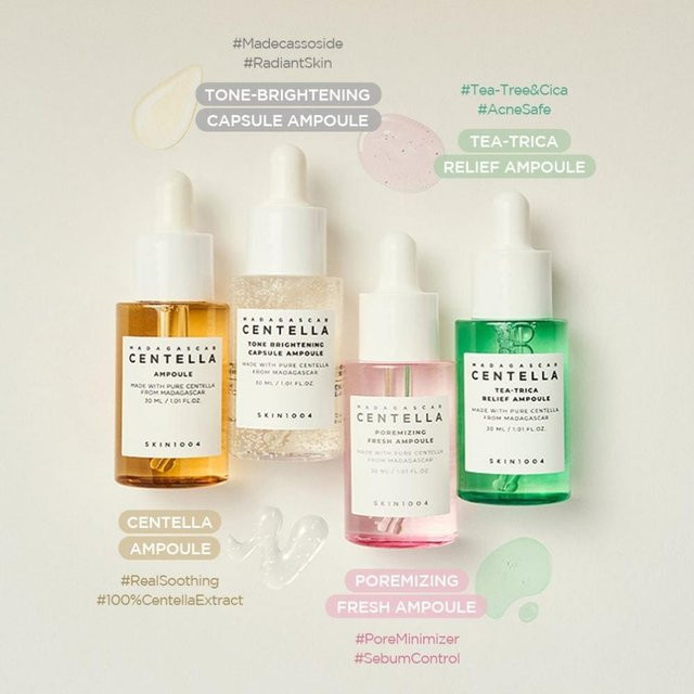 Skin1004 Madagascar Centella Ampullen-Set, Serum, 4 Teile - Bild 1