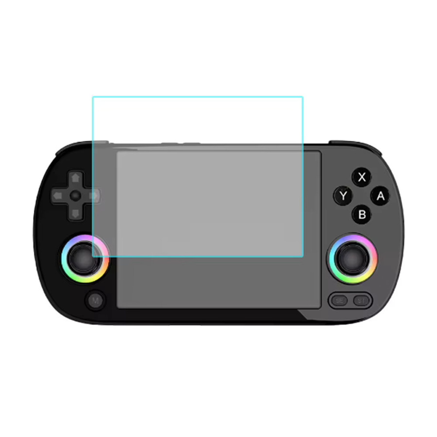 Anbernic RG40XXH Displayschutzfolie aus gehärtetem Glas in Transparent für High Definition Retro-Gaming - Bild 4