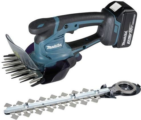 Makita Akku-Grasschere DUM604RFX1 18V in Schwarz-Grün inklusive Akku und Ladegerät - Bild 1