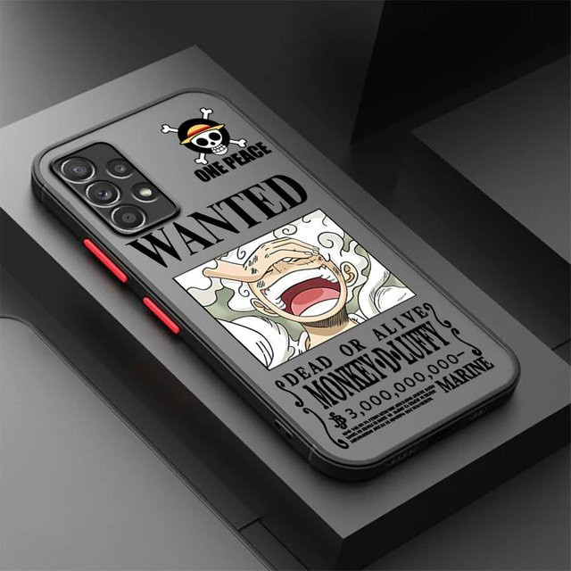 One Piece Luffy Handyhülle für Samsung Galaxy A-Serie (A14, A15, A16, A17, A23, A25 5G, A33, A34, A35, A36, A52, A52S, A53, A54, A55, A56, A72, A73) transparent - Bild 1