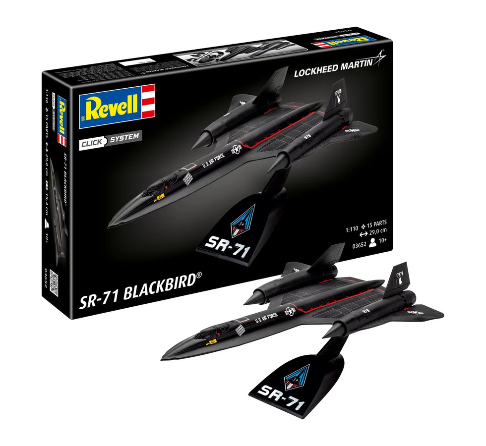 Revell Lockheed SR-71 Blackbird, Modellbau, 1:110, ab 10 Jahren - Bild 3