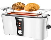 Unold Design Dual Toaster mit Cool-Touch-Gehäuse in Weiß und Schwarz - Bild 1