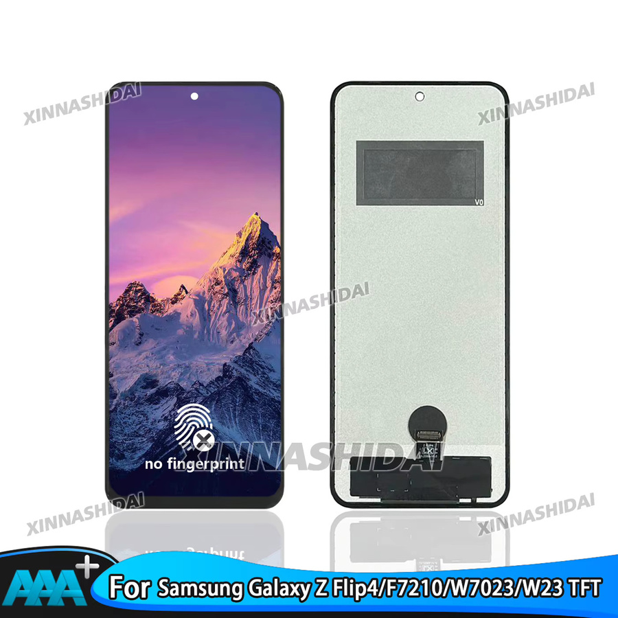Samsung Galaxy Z Flip 4 TFT-Display mit Digitizer-Einheit in Schwarz für F7210 W7023 W23 ohne Rahmen - Bild 2