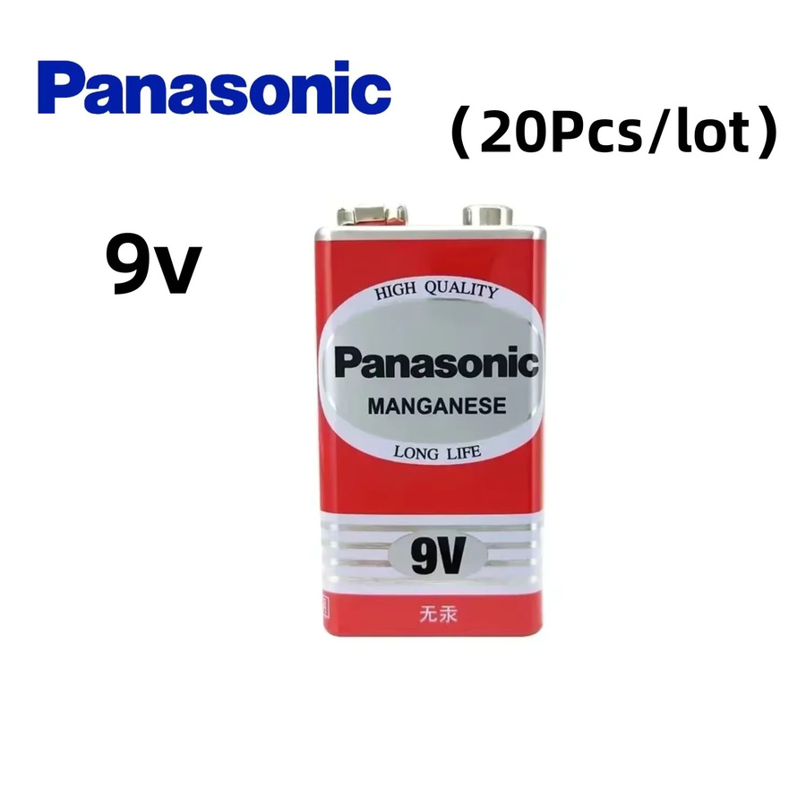 Panasonic 9V 6F22 Alkalibatterie für Alarme und kabellose Mikrofone - Bild 2