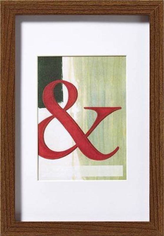 Walther Design Bilderwechselrahmen aus Holz mit Passepartout und Glas in Braun, Format: 20 x 30 cm - Bild 1