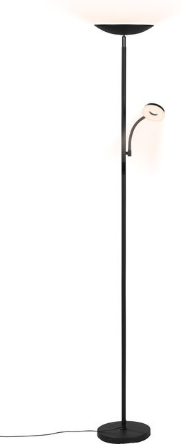 LIVARNO LED-Deckenfluter Schwarz dimmbar mit Up-and-Down-Lichtfunktion und Leuchtmittel inklusive - Bild 1