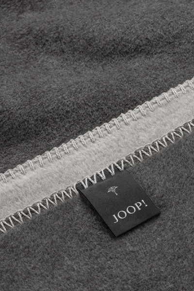 Wohndecke JOOP! FABRICS COLLECTION UNI-DOUBLEFACE in Grau, B/T: 150 x 200 cm - Bild 3