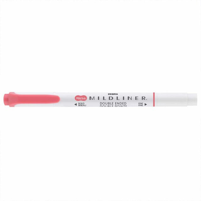 ZEBRA Mildliner Textmarker mit 2 Spitzen in Rot - Bild 1