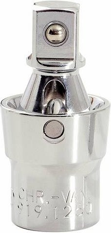 KS Tools CHROMEplus Power-Kugelgelenk 1/2 Zoll in Silber aus Chrom-Vanadium-Stahl mit 12,5 mm Antrieb - Bild 1