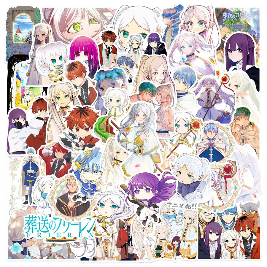 Bandai Frieren: Nach dem Ende der Reise Anime-Aufkleber, 50/100 Stück - Bild 2