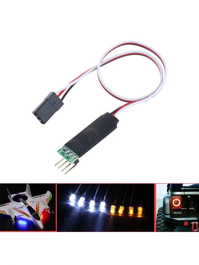 NeebRC 3CH RC Licht Bedienfeld Schalter System, Fernbedienung, Traxxas - Bild 3