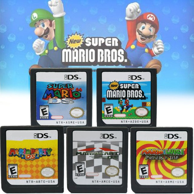 Bandai New Bros DS-Spiele-Kassette für Nintendo DS, NDSL, 2DS und 3DS in Multicolour - Bild 1