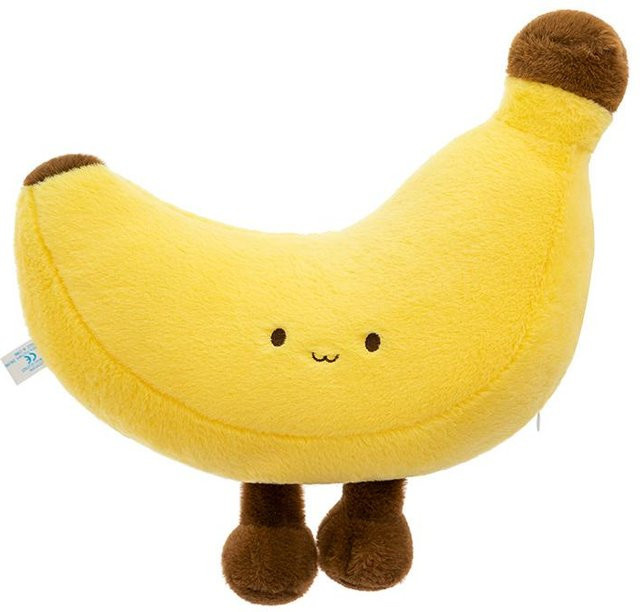 Yiran toy Bananen Plüschtier, Gelb, 23cm, ab 14 Jahren - Bild 1