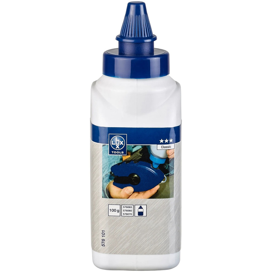 LUX-TOOLS Kreidepulver Classic in Blau, 100 g - Bild 2