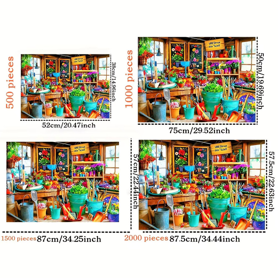 Holzpuzzles für Erwachsene, Bunt / Mehrfarbig - Bild 2