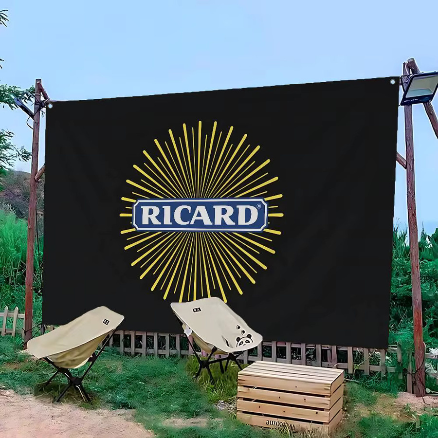 R-RicardS Retro-Flaggen Banner in Schwarz als Tischdeko für dein Wohnstudio - Bild 2