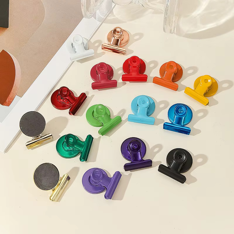 Mognot Magnetische Clips in Silber und Multicolour für Whiteboard, Büro und Spind - Bild 3