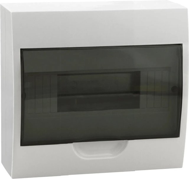 Kanlux Verteiler Sicherungskasten DB108S Aufputz, 8 Module, Weiß/Grau - Bild 1